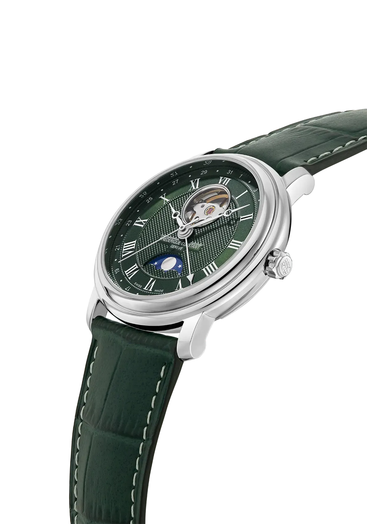 Classics Heart Beat Moonphase Date Watch FC-335MCGRW4P26
